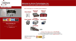 Desktop Screenshot of antron.com